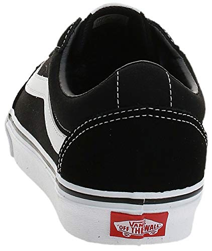 Vans Ward - Zapatillas para Mujer, Negro (Suede/Canvas/Black/White Iju), 36 EU