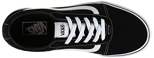 Vans Ward - Zapatillas para Mujer, Negro (Suede/Canvas/Black/White Iju), 38 EU