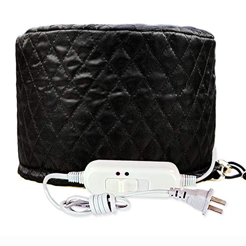 Vaporizador Térmico Eléctrico Gorro Para Cabello Calefacción Con 2 Temperatura Modo De Control Para El Secado, Styling, Curling Acondicionamiento Profundo 220V, Negro