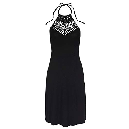 Vectry Vestidos Halter Verano Mini Vestidos Ajustados Mini Vestidos Muy Sexys Vestidos Descubierto Espalda Vestidos para Mujer Vestidos Cortos Verano