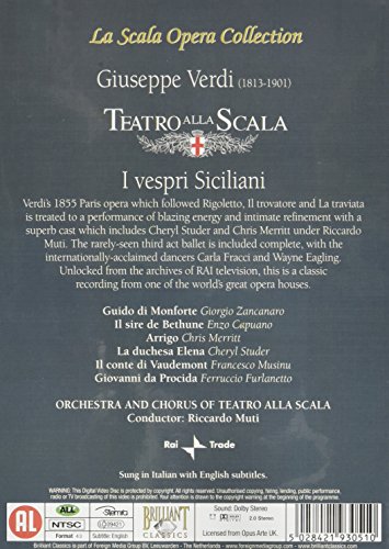 VERDI: I Vespre Siciliani (La Scala Opera Collection) [DVD]