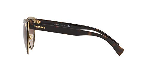 Versace 0VE2198 Gafas de sol, Dark Havana, 54 para Mujer