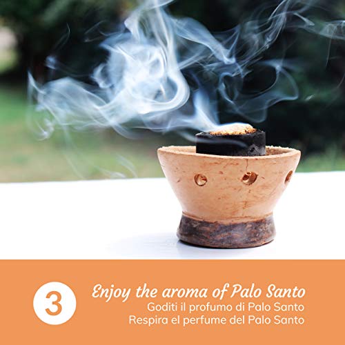 Virutas de Palo Santo - Variedad Amarillo 80 Gr - Incienso Natural y Original de Calidad chamánica, Perfume para Yoga, meditación, relajación, purificación - Bursera Graveolens