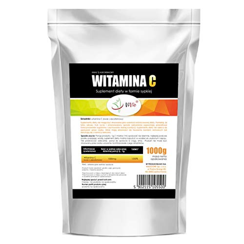 Vitamina C en polvo 1000g | Ácido L-ascórbico | Pack Ahorro | ViVio