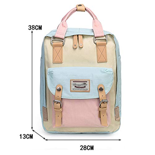 Vobony Mochila Escolar Moda para Chia Chico Adolescente Bolsa de Escuela Gran Capacidad Daypacks Casuales Bolsa de Viaje Mochila portátil para Estudiantes Adultes (Vino Tinto)