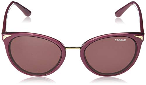 Vogue 0VO5230S Gafas de sol, Top Dark Red/Red Transparente, 54 para Mujer