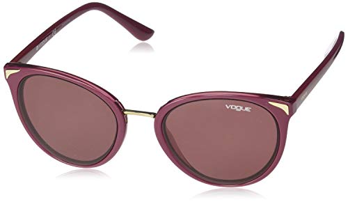 Vogue 0VO5230S Gafas de sol, Top Dark Red/Red Transparente, 54 para Mujer