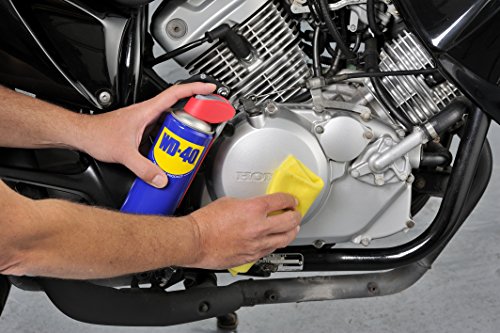 WD-40 Producto Multi-Uso Doble Acción - Spray 400ml - Aplicación amplia o precisa. Lubrica, Afloja, Protege del óxido, Dieléctrico, Limpia metales y plásticos y Desplaza la humedad