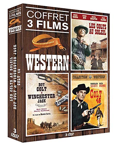 Western n° 1 - Coffret 3 films : Les colts au soleil +  Roy Colt & Winchester Jack + Colt 46 [Francia] [DVD]