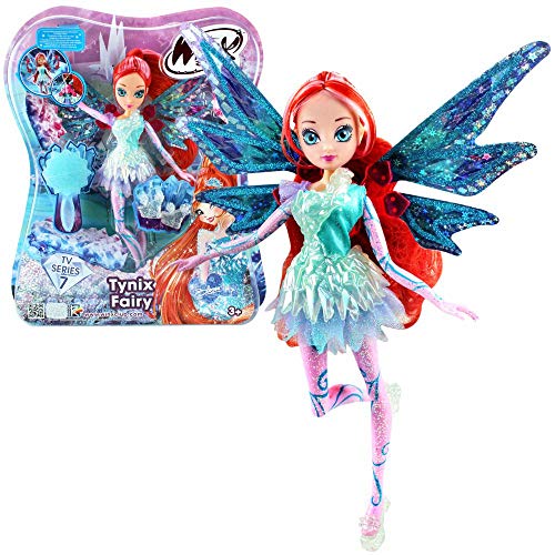 Winx Club Bloom | Tynix Fairy Muñeca Magia Robe | Temporada 7 | 28 cm