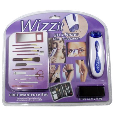 Wizzit depiladora eléctrica con juego de brochas de maquillaje