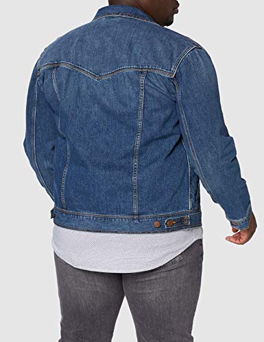 Wrangler Classic Denim Jacket Chaqueta de Mezclilla, Azul (Mid Stone 14v), XX-Large para Hombre