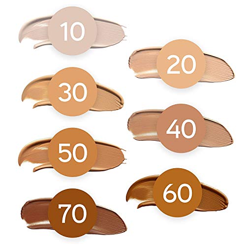 WUNDER2 LAST FOUNDATION Base de Maquillaje Liquida de +24 Horas de Cobertura Impecable Waterproof, Color Espresso (LF7)