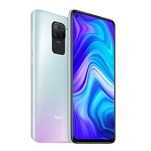 Xiaomi Redmi Note 9 - Smartphone de 6.53” FHD (DotDisplay, 4 GB RAM, 128 GB ROM, cámara Quad de 48 MP, Hotshot 3.5 mm, Headphone Jack, batería de 5020 mAh) Polar White [International Versión]