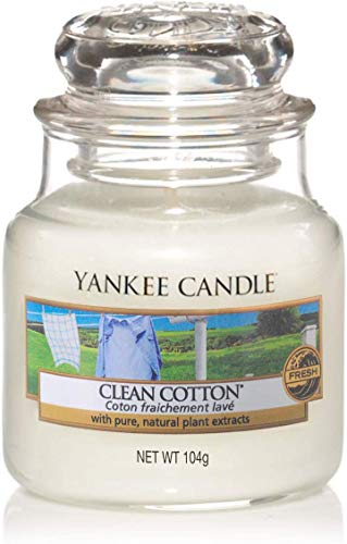 Yankee Candle 1010727 Vela en un Vaso Doze, Algodón Puro, Color Blanco