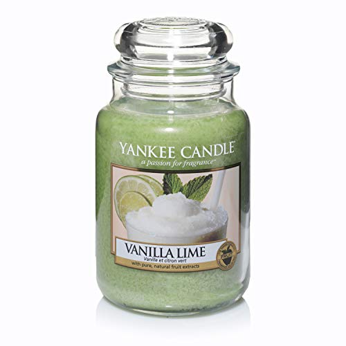 Yankee Candle vela grande y aromatica, Vanilla Lime