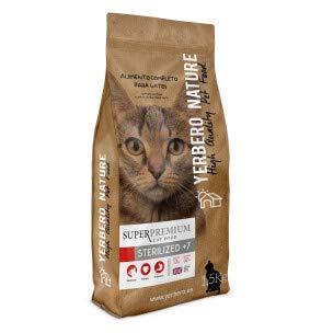 YERBERO Nature STERILIZED+7 Comida Superpremium para Gatos 1,5kg