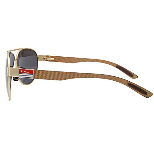 YJDZHSQ Gafas De Sol Gafas De Sol Polarizadas De Moda para Hombres Gafas De Fibra De Carbono Lente Verde Hombres Que Conducen Gafas De Sol Vintage Mujeres