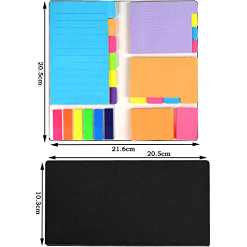 YOTINO Set Notas Adhesivas, 426Pcs Diferentes Tamaños y Colores, Marcadores Adhesivos Priorizar Notas Adhesivas Divisoras con Codificación de Colores