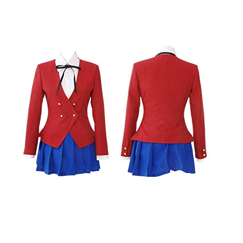 Zhujiao Anime Aisaka Taiga Cosplay Disfraces, Taiga Aisaka Uniforme Sailor JK Uniforme Fiesta de Carnaval de Halloween Disfraz de Cosplay Diario Conjunto Completo para Mujeres niñas