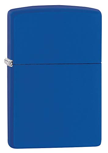 Zippo Royal Blue Matte Mechero, Metal, Azul, 3.5x1x5.5 cm