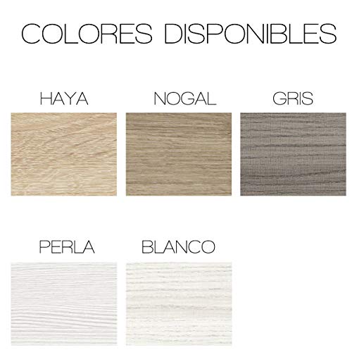 -Espejo Fabricado en España- tamaño 65x165 cm. Espejo Decorativo de Pared Modelo 187 Color Haya, Ideal para baños, dormitorios, Salones, vestidores o entraditas.