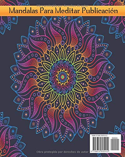 100 Mandalas Libro De Colorear Para Adultos: 100 Mandalas Para Colorear en 206 páginas | Mandalas Faciles y Complejos Para Personas Mayores y Niños | Hermoso Diseño Geométrico Mandalas Para Meditar