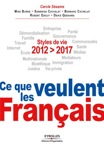 2012-2017, Ce que veulent les Français: Styles de vie. Entreprise, démondialisation, parité, famille, gouvernance, travail, communautés, Internet, santé, ... justice, vie privée (French Edition)