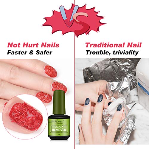 2packs Soak-Off Gel Polish Nail Remover Esmalte Extractor de Esmalte de Uñas Mágico Especial Eliminación de Estallido de Uñas Líquido Descarga de Pegamento Manicura Gel de Remojo