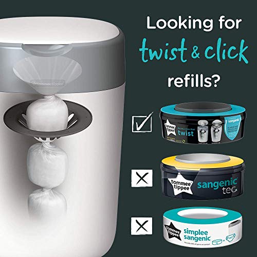 3 x Recambios para Contenedor de Pañal Sangenic Tommee Tippee