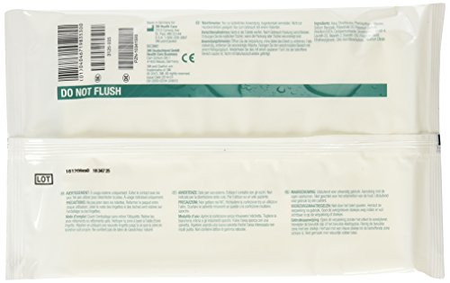 3M CavilonTM - Toallitas para incontinencia, 20 x 30 cm, paquete de 96 unidades (12 sobres de 8 unidades)