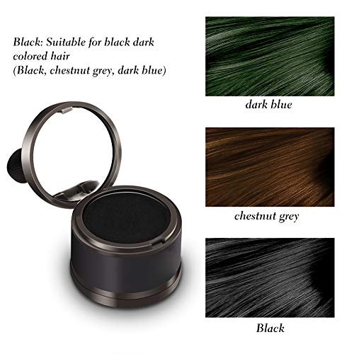 4 Color Sevich Hair Line Powder Hairline Sombra Cubre Polvo Relleno Adelgazante Belleza Cosmética(Negro), Sevich Hair Line Powder Hairline Shadow Cover Up Powder Fill in Hair Beauty Cosmetics Negro