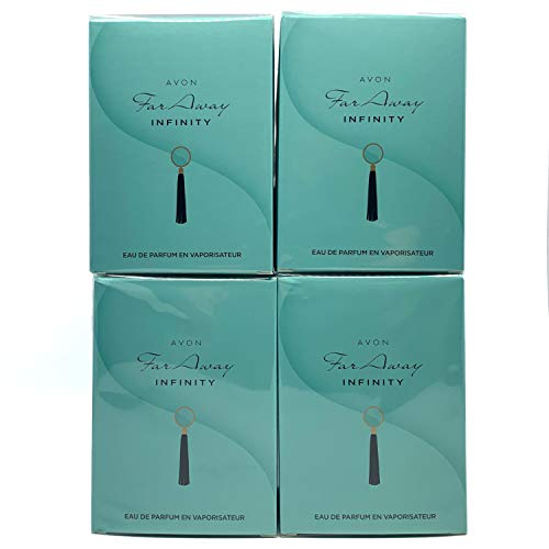 4 x Avon Far Away Infinity Eau de Parfum Para Mujer 50ml SET !