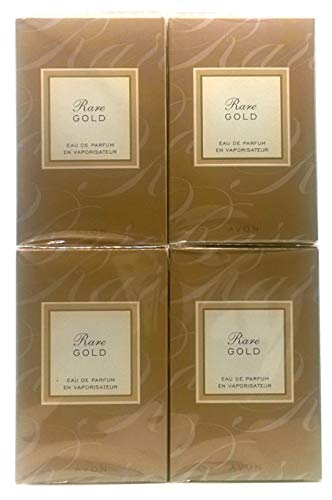 4 x Avon Rare Gold Eau de Parfum Para Mujer 50ml (4 unidades)