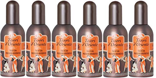 6 x Tesori D 'oriente Fiori di Loto Parfum 100 ml EDT Lotus Flores Eau de Toilette