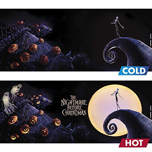 607254b - Lot de 2 mugs Nightmare Before Xmas - Mug Heat Change 460ml - Jack & la lune (PlayStation 4)