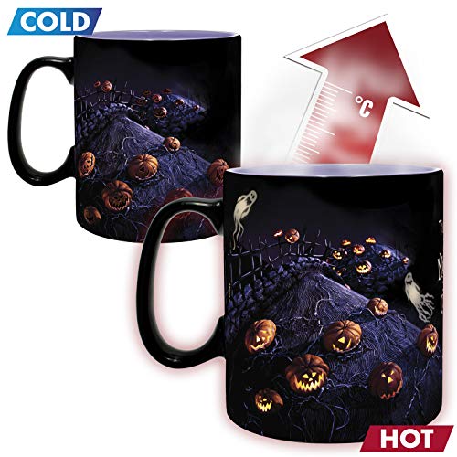 607254b - Lot de 2 mugs Nightmare Before Xmas - Mug Heat Change 460ml - Jack & la lune (PlayStation 4)