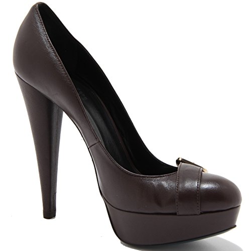 84492 decollete PATRIZIA PEPE scarpa donna shoes women marrone [40]