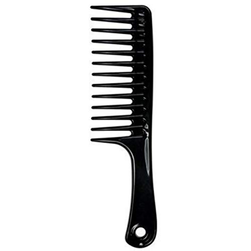 ABS Peine ancho Herramienta de estilo duradero Dientes anchos Horquilla Peine Cepillo de pelo Pompadour Peinado Accesorios para el cabello Regalo