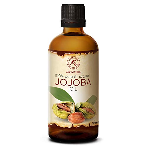 Aceite de Jojoba 100ml - Simmondsia Chinensis - Argentina - 100% Puro y Natural - Cuidado para el Rostro - Cuerpo - Cabello - uso Puro con Aceites Esenciales para Cosmético - Masaje