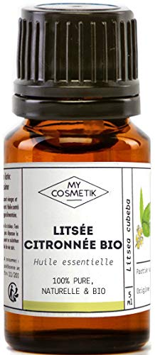 Aceite esencial de listea citrica orgánico (verbena exótica) - MyCosmetik - 10 ml