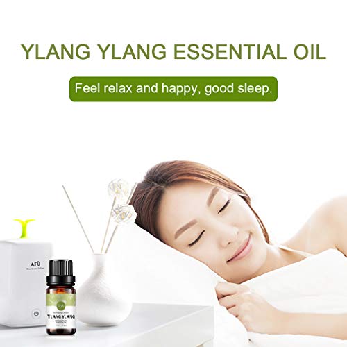 Aceite Esencial de Ylang Ylang, Aceite de Ylang de Aromaterapia Natural 100% Puro Para Difusor (10 ML)