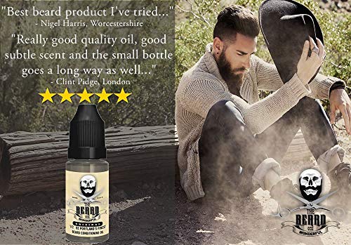 Aceite para Barba Crecimiento y Acondicionador en 6 Fragancias - 100% Natural - un más Grueso, Fuller más Barba. Jojoba Semilla 1/2oz Botella (15ml). Gratis Ultimate Guide To Ebook - 1/2oz/15ml