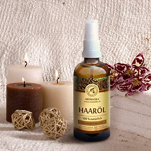 Aceite para Cabello 100ml - 100% Puro & Natural - Aceite de Jojoba - Eucalipto - Aceite para Cuidado del Cabello Seco y Quebradizo - Crecimiento del Cabello - Fortalecimiento del Cabello