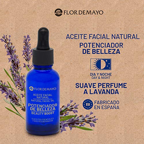 Aceite Potenciador de Belleza. Elixir Hidratante 100% Natural con Aceite de Rosa Mosqueta, Aguacate, Jojoba, Macadamia, Extractos de Cúrcuma, Lavanda, etc. Serum Facial para Pieles Secas, Grasas.