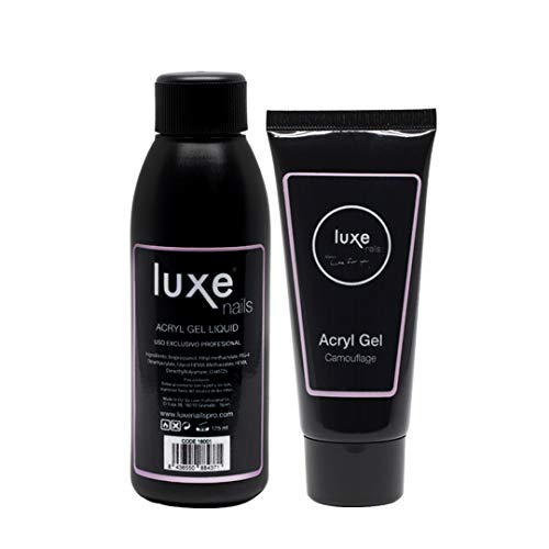 Acryl Gel Camouflage 60gr. + Liquid 125ml. Luxe Nails 16031