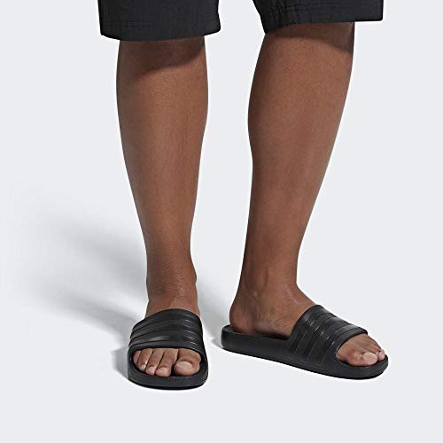 Adidas Adilette Aqua, Zapatos de Playa y Piscina para Hombre, Negro (Black F35550), 42 EU