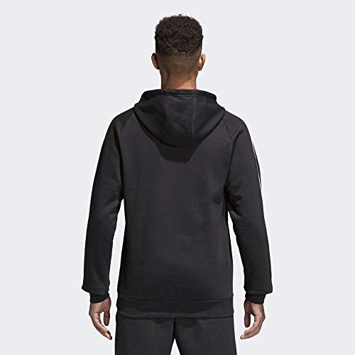 adidas CORE18 Hoody Sudadera con Capucha, Hombre, Negro (Negro/Blanco), S