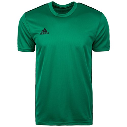 adidas CORE18 JSY T-Shirt, Hombre, Bold Green/Black, L