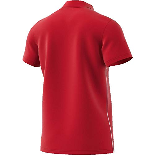 Adidas CORE18 POLO Polo shirt, Hombre, Power Red/ White, L